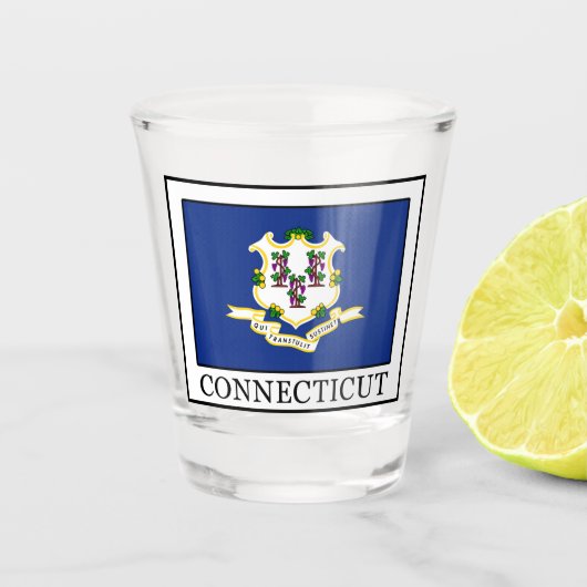 Connecticut Shot Glas (Voorkant)
