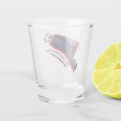 Connecticut Shot Glass Glas (Achterkant)