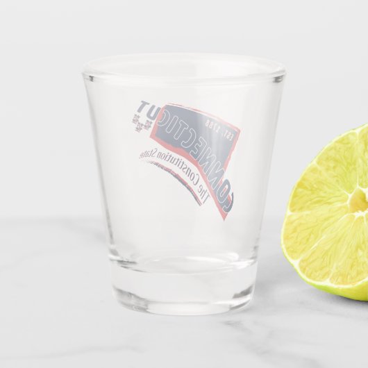 Connecticut Shot Glass Glas (Achterkant)