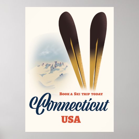 Connecticut ski poster (Voorkant)