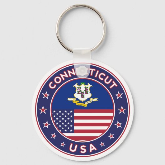 Connecticut Sleutelhanger (Voorkant)