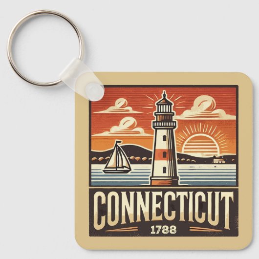 Connecticut Sleutelhanger (Voorkant)
