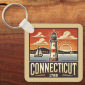 Connecticut Sleutelhanger (Voorkant)