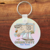 Connecticut Sleutelhanger (Voorkant)