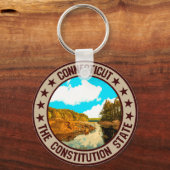 Connecticut Sleutelhanger (Voorkant)