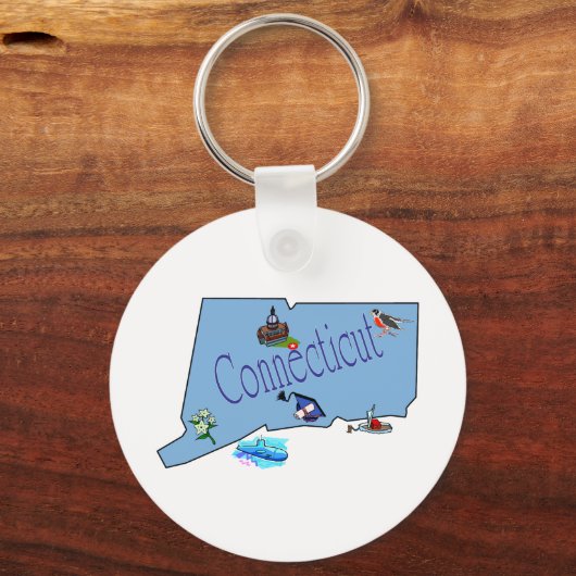 Connecticut Sleutelhanger (Voorkant)