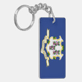 Connecticut Sleutelhanger (Voorkant Links)