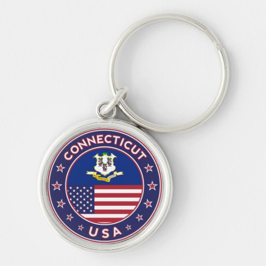 Connecticut Sleutelhanger (Voorkant)