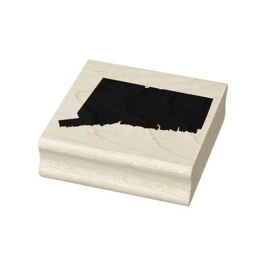 Connecticut Solid Rubber Art Stamp Rubberstempel (Stempel)