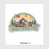 Connecticut Staat Sticker (Vel)