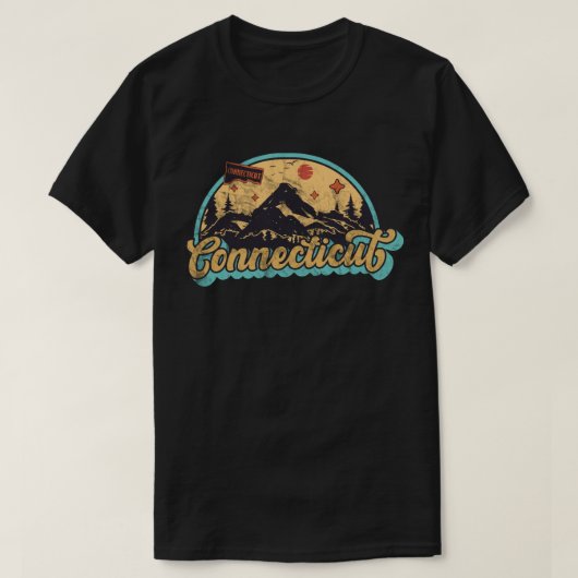 Connecticut Staat T-shirt (Design voorkant)