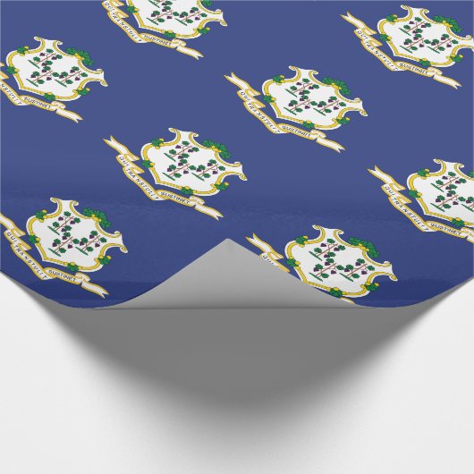 Connecticut Staatsvlag Cadeaupapier (Hoek)
