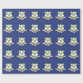 Connecticut Staatsvlag Cadeaupapier (Vlak)