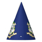 Connecticut Staatsvlag Feesthoedjes (Links)