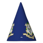Connecticut Staatsvlag Feesthoedjes (Rechts)