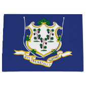 Connecticut Staatsvlag Groot Cadeauzakje (Voorkant)
