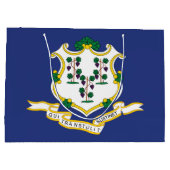 Connecticut Staatsvlag Groot Cadeauzakje (Achterkant)