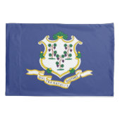 Connecticut Staatsvlag Kussensloop (Achterkant)