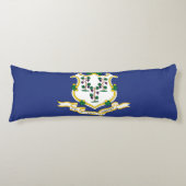 Connecticut Staatsvlag Lichaamskussen (Voorkant)