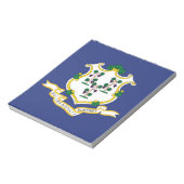 Connecticut Staatsvlag Notitieblok (Linkerzijde)