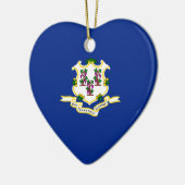 Connecticut Staatsvlag Ontwerp Decoratie (Links)