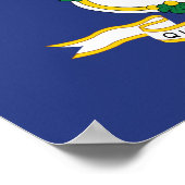 Connecticut Staatsvlag Poster (Hoek)