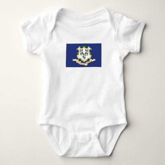 Connecticut Staatsvlag Romper (Voorkant)