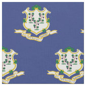 Connecticut Staatsvlag Stof (Close Up)