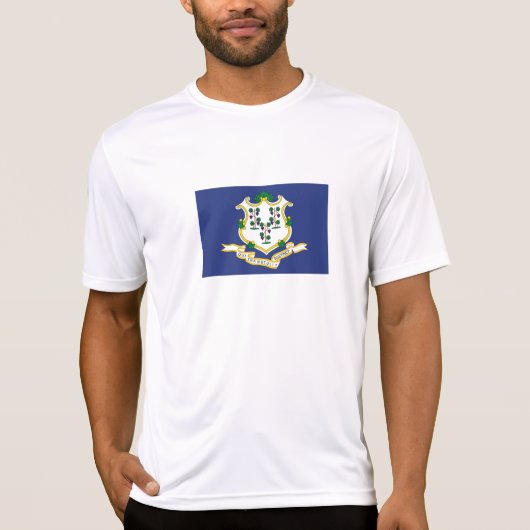 Connecticut Staatsvlag T-shirt (Voorkant)