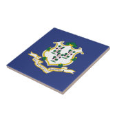 Connecticut Staatsvlag Tegeltje (Zijkant)