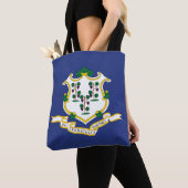 Connecticut Staatsvlag Tote Bag (Dichtbij)