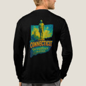 Connecticut State Artistic T-Shirt – Oil Paint... (Achterkant volledig)