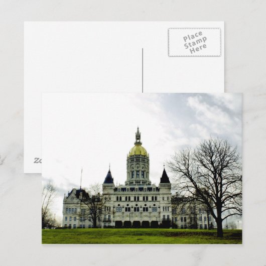 Connecticut State Capitol-Briefkaart Briefkaart (Voorkant / Achterkant)