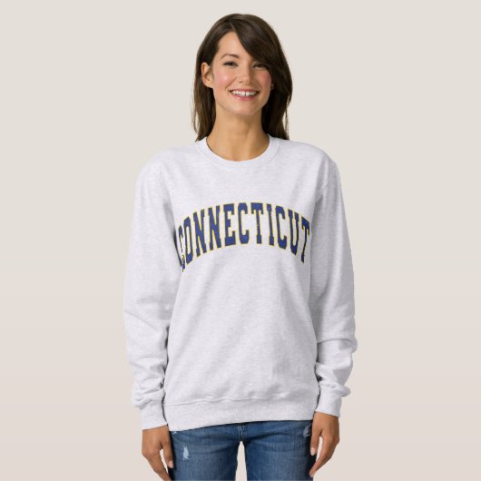 Connecticut State  College Style Sweatshirt (Voorkant volledig)
