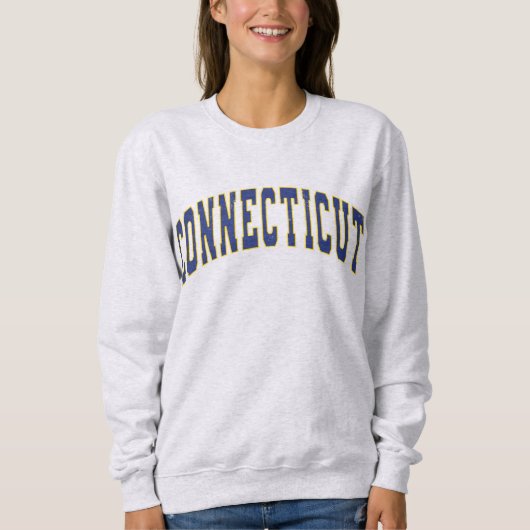 Connecticut State College Style Sweatshirt (Voorkant)