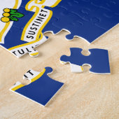 Connecticut State Flag 8x10 Legpuzzel (Zijkant)