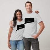 Connecticut State Map Belong T-shirt (Unisex)