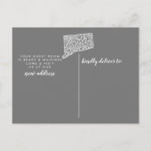 CONNECTICUT State Moving Announcement Post Kaart (Achterkant)