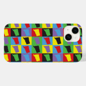 Connecticut State Pop Art Pattern Case-Mate iPhone Case (Achterkant (horizontaal))