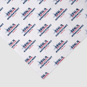 Connecticut State Pride Tissue Paper Tissuepapier (Detail)