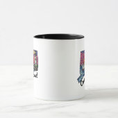 Connecticut State Tattoo Style Lighthouse Sunset Mok (Midden)