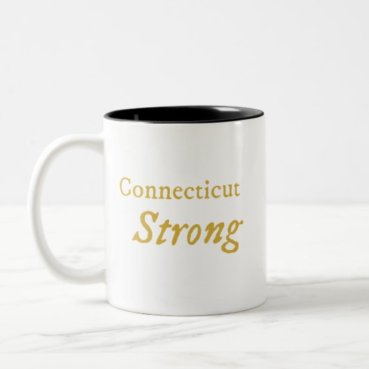 Connecticut Sterke koffie-Mok Tweekleurige Koffiemok (Links)