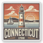 Connecticut Sticker (Voorkant)