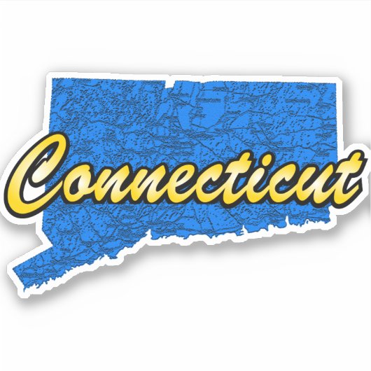 Connecticut Sticker (Voorkant)