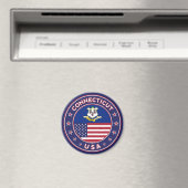 Connecticut sticker, Verenigde Staten Magneet (Insitu (Vaatwasser))