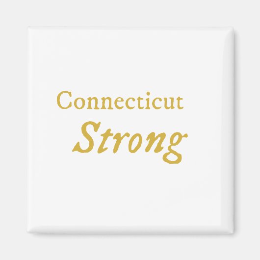 Connecticut Strong   Magneet (Voorkant)