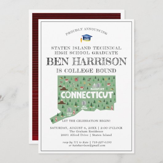 Connecticut | Studieacademie (Voorkant / Achterkant)