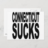 Connecticut Sucks Briefkaart (Voorkant / Achterkant)