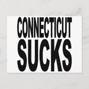 Connecticut Sucks Briefkaart