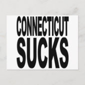 Connecticut Sucks Briefkaart (Voorkant)